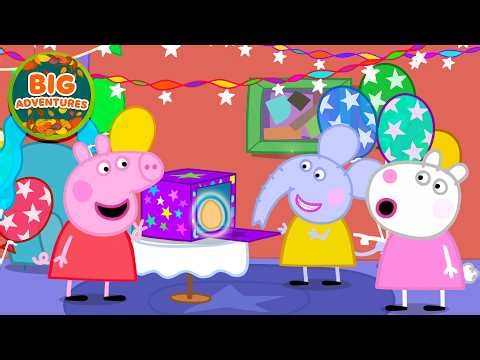 Peppa Pig Goes to Emily Elephant Birthday Party! 🥳 Magic Trick | Full Episodes | 49 Mins