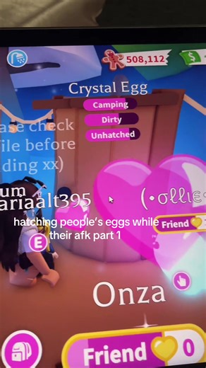 Hatching Crystal Eggs in Adopt Me Adventures