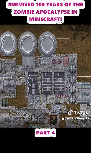 Surviving 100 Years of the Zombie Apocalypse in Minecraft