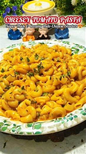 Only 10 Minutes! 🕒 Cheesy Tomato Pasta😍 #pasta #cheese #streetfood #recipe #viral #shorts #trending