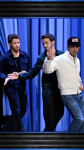 #JonasBrothers know how to make an entrance 😂 #FallonTonight #NickJonas #JoeJonas #KevinJonas | The Tonight Show Starring Jimmy Fallon