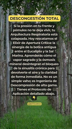 "SINUSITIS CRÓNICA" ¡Protocolo para DESCONGESTIÓN TOTAL para vaciar tus Senos Paranasales!