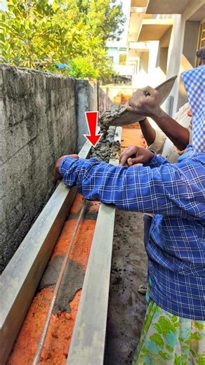 Correct method of laying belt beam on top of wall