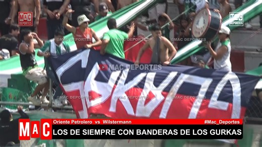 31K views · 832 reactions | La barra de Oriente Petrolero ingresó con las banderas de "Los Gurkas" | 헠헮헰 헗헲헽헼헿혁헲혀 . Oriente Petrolero  Wilstermann . . . . #Mac_Deportes #MACDeportesBo #Mac #MacDeportes #orientepetrolero #wilstermann #losdesiempre #gurkas #barrabrava | MAC Deportes | Facebook