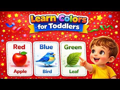 Learn Colors for Toddlers | Identify Red, Blue, Yellow & More with Real Objects