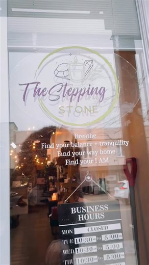 You’ll be more than fine as soon as you step inside @thesteppingstoneshop 💕 If you’re looking for crystals, guidance cards, intention candles, smudge sticks, decor, books, jewelry, fun lighting, incense, art, apparel and so much more—this is the right place to visit in downtown Port Elgin. | Downtown Port Elgin