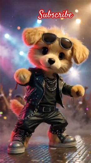 Rockstar Puppy Dance That Will Blow Your Mind 🤯🐾