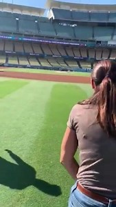 Tyson crossed a BIG item off his bucket list just in time for National Dog Day by playing fetch with the Los Angeles Dodgers at Dodger Stadium this weekend! Tyson has terminal cancer, but we're determined to make sure that he lives the time he has left to the fullest. 💖 -emily | Best Friends Animal Society