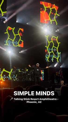 Decades of anthems, one unforgettable evening! Simple Minds had the crowd singing along nonstop at Talking Stick Resort Amphitheatre, a perfect way to ease into summer concert season. #simpleminds #aliveandkickingtour #talkingstickamp #phoenix #lngcn | Live Nation Concerts