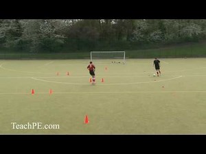Soccer Drills - Dribbling - Through the cones