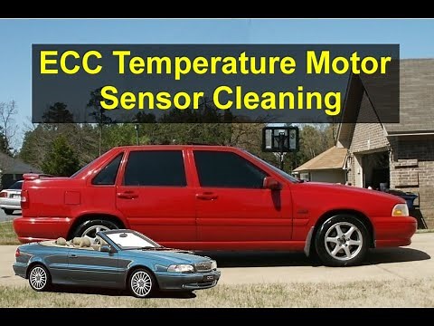 Climate control temp sensor motor removal & cleaning, Volvo S70, V70, V70XC, V70R, C70 - VOTD