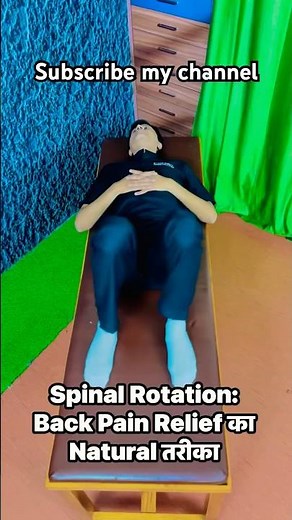 Spinal Rotation Exercise for Back Pain Relief | Increase Spine Flexibility & Reduce Stiffness