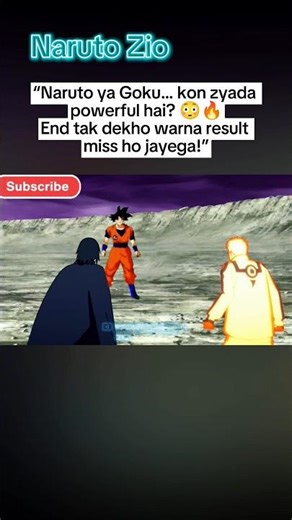 Naruto vs Goku 😱🔥 Kon jeeta!? #naruto #goku #shorts