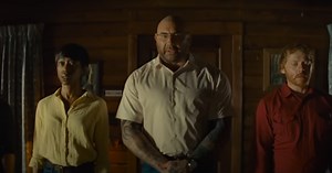 New poster for M. Night Shyamalan's 'Knock at the Cabin' shows uninvited apocalyptic visitors