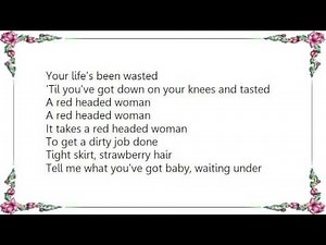 Bruce Springsteen - Red Headed Woman Lyrics
