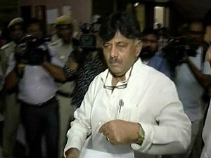 Senior Karnataka Congress leader and the party troubleshooter DK Shivakumar, who was being investigated in a case of alleged money laundering, was arrested this evening. The Enforcement Directorate, which was questioning him over the last four days, said he was not cooperating with the investigation and needs to be questioned while in custody. | NDTV