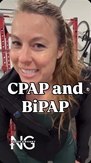 Nurse Gwenny on Instagram: "How non-invasive ventilation helps your patients in respiratory distress… BiPAP: help with oxygenation with inspiratory pressure and facilitates CO2 clearance during exhalation phase CPAP: improves oxygenation, but makes it harder to exhale Outfit by @POPFLEX Active (most comfortable workout wear I have ever worn!) Shoes by @Üni Shoes (save 10 bucks with code NURSEGWENNY) I wear these shoes at least 5 days a week! Intended for educational purposes only. Always follow 