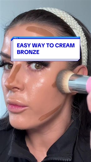 Easy Cream Bronzer Blending with BC30 Brush for Glowy Skin