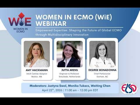 Inaugural ELSO Women in #ECMO WiE Webinar