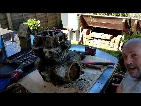 Honda CD175 Engine strip-down & salvage Episode #1
