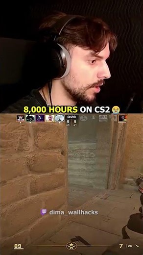 8,000 hours in CS...#cs2 #counterstrike2 #dimawallhacks