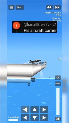 Aircraft Carrier Jet Takeoff in SFS!