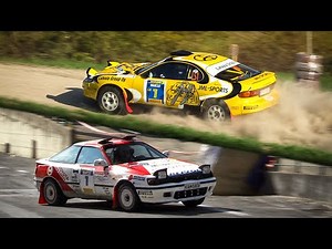 Kalle Rovanperä & Jari-Matti Latvala at RallyLegend 2022 w/ Toyota Celica GT-Four ST165 and ST185!