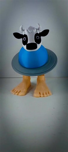Creativas vacas saturnas: espléndidos diseños 3D