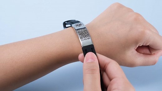 Watch Theluckytag Medical Bracelets with QR Code for Men Women on Amazon Live