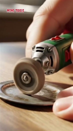 🔥 BOSCH Mini Grinder Cutting Metal | Finger Size Power Tool ⚡ #MiniTools #BOSCH