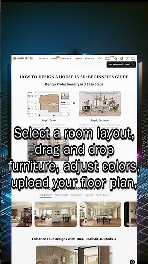 "Homestyler: Design Your Dream Home in Minutes for Free"