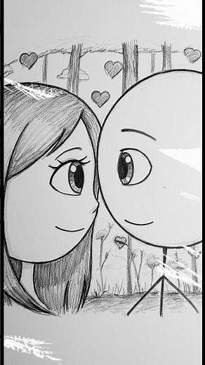 You’ve Never Seen Love Like This! Emotional Stickman Story - Pencil Sketch Animation #animation