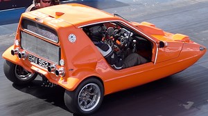 442K views · 2.1K reactions | Can't get much madder than this !! A Hayabusa Turbo powered Bond Bug. Filmed at USC 2018 at Santa Pod Raceway. Putting in a few low 11 second runs. It has a PB of 11.06. Taller gearing and it would be in the 10's, but not sure if the owner is just keeping within the engine limits. Still one crazy ride...... | Dragmediauk | Facebook