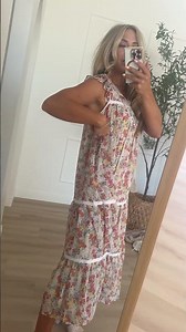 Cara Floral Tiered Midi Dress