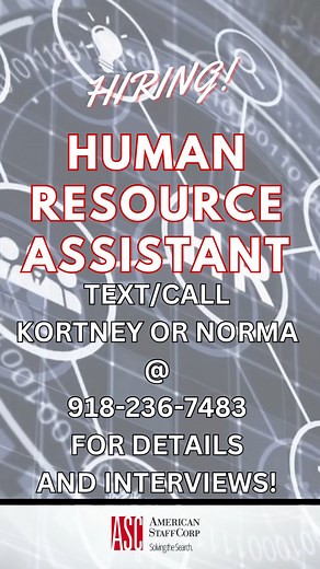 CURRENTLY HIRING HUMAN RESOURCE ASSISTANT! Purpose of Position: The...