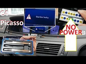 How to reset the automatic gearbox of the Citroen C4 Picasso