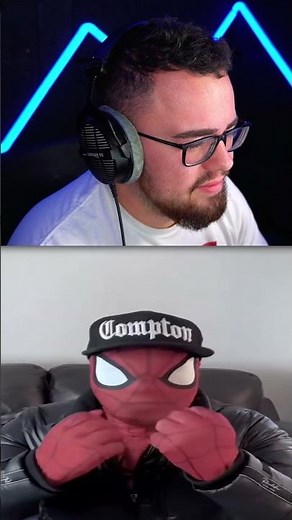 King Crane Reacts to GANGSTA SPIDERMAN #shorts #acrossthespiderverse