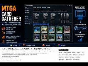 Built a MTGA Card Gatherer with AI, OCR & OpenCV