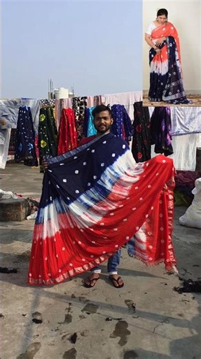 DIY Shibori Linen Saree: Step-by-Step Tutorial #linensarees