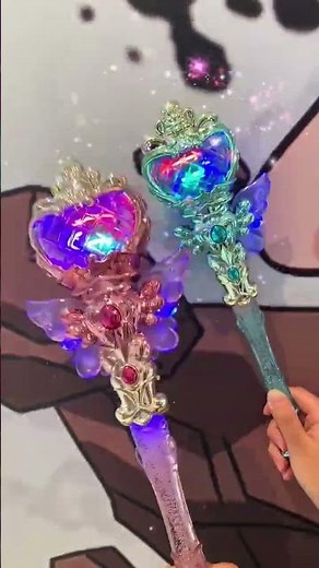 Magical Light-Up Princess Wand | Colorful Flashing Fun