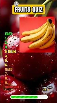 Only Healthy Legends Can Name These 10 Fruits! 🍌🍓#fruitquiz #foodquiz #dietchallenge