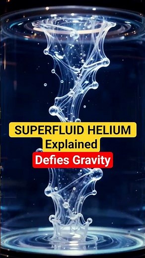 This Liquid Has ZERO Viscosity 🤯 | Superfluid Helium Explained #shorts
