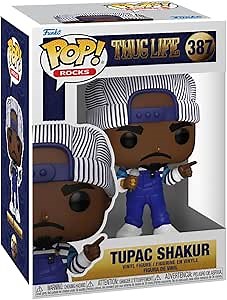 Funko POP! Rocks: Tupac 90's - Collectable Vinyl Figure - Gift Idea - Official Merchandise - for Kids & Adults - Music Fans - Model Figure for Collectors and Display