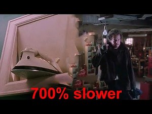 Home Alone - Iron falls on Marv 700% slower