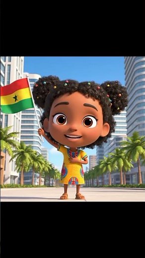 Country And Flags #animation #animationforkids #cartoon