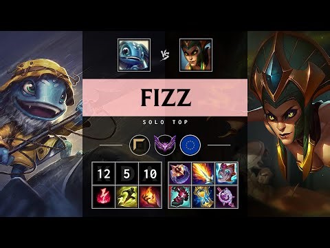 Fizz Top vs Cassiopeia - EUW Master Patch 25.18