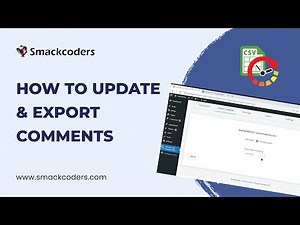 How to Update & Export WordPress Comments with WP Ultimate CSV Importer