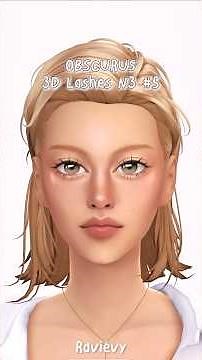 ✨ My all time fav. 3D lashes CC (esp N3 💖) by OBSCURUS-SIMS #sims4 #thesims4 #sims4cc #createasim