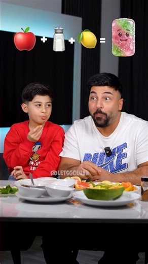 Schmeckt Apfel mit Salz und Zitrone nach Sour-Candy ? 😱😍 #tastetest