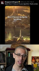 Can we fix the algorithm? #roleplayinggame #dnd #dungeonsanddragons